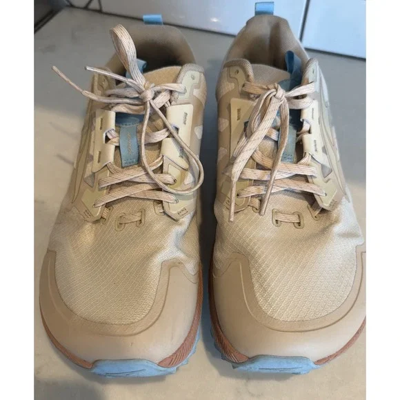 Altra Lone Peak 7 Shoes Womens Sz. 11 Beige Trail Zero Drop Sneakers AL0A7R7G922 - Picture 2 of 12
